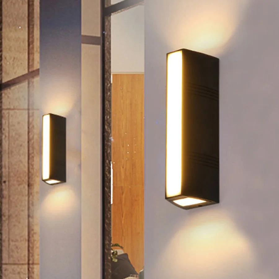 SteelGlow – LED Außenwandleuchte aus Edelstahl Wetterfest & Modern