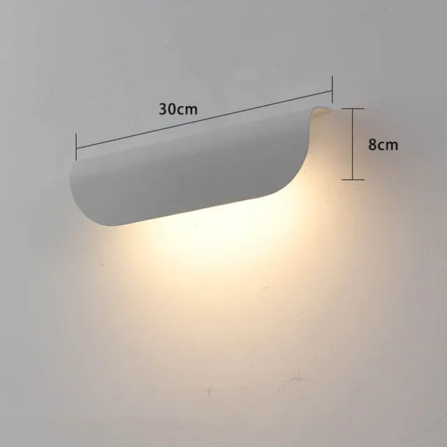 Variant image for Außenwandleuchte LED 10W aus Aluminium, wasserdicht, moderne Außenwandlampe für Terrasse und Garten-3