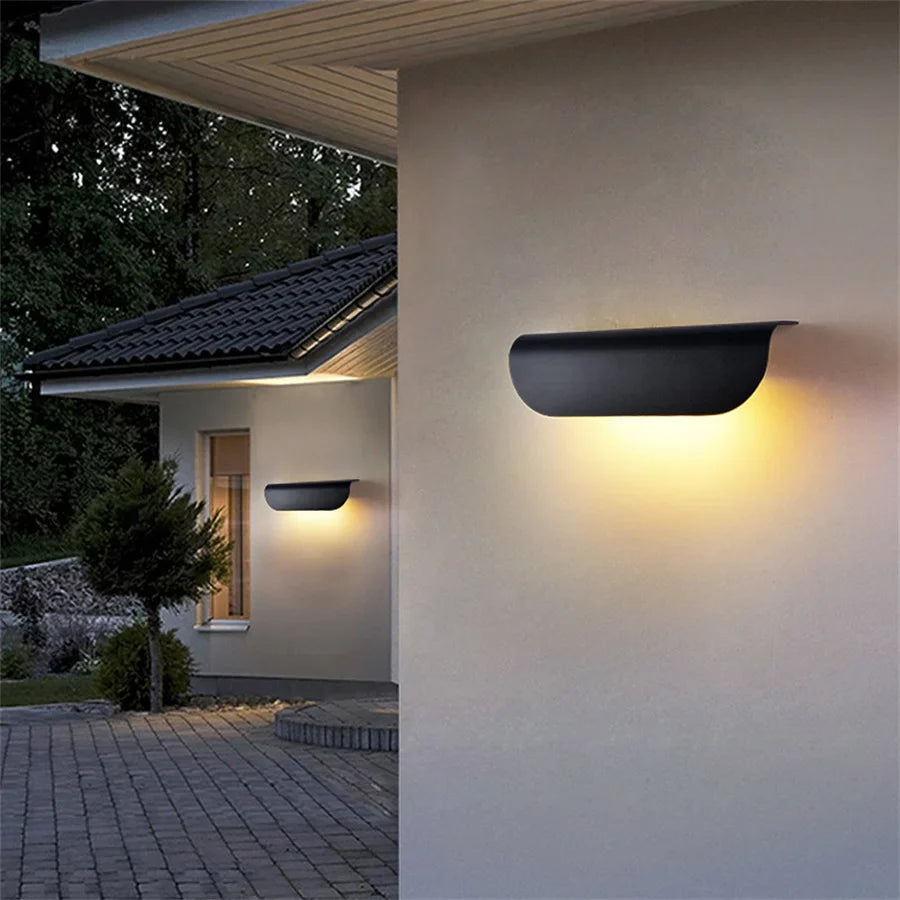 LumiCast – Aluminium LED Außenwandleuchte Wasserdicht für Terrasse & Garten