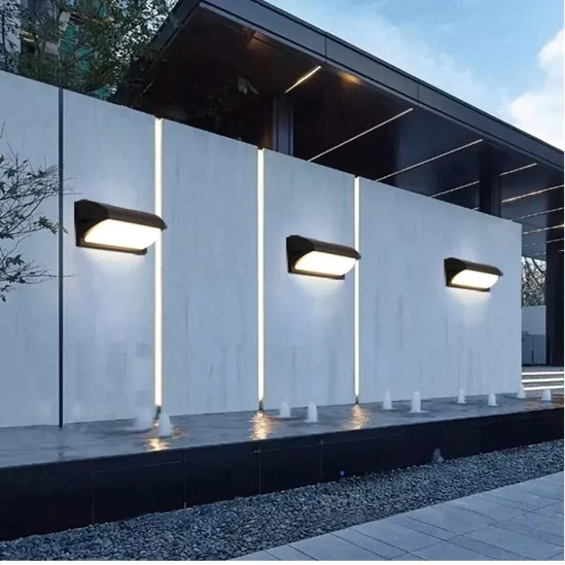 NightGuard – Bewegungsaktive LED Außenwandleuchte Schwarz
