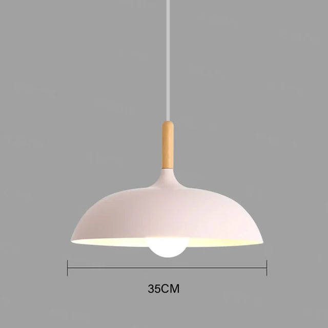 LED Deckenleuchte aus Eiche – Skandinavisches Design für Wohnzimmer und Flur