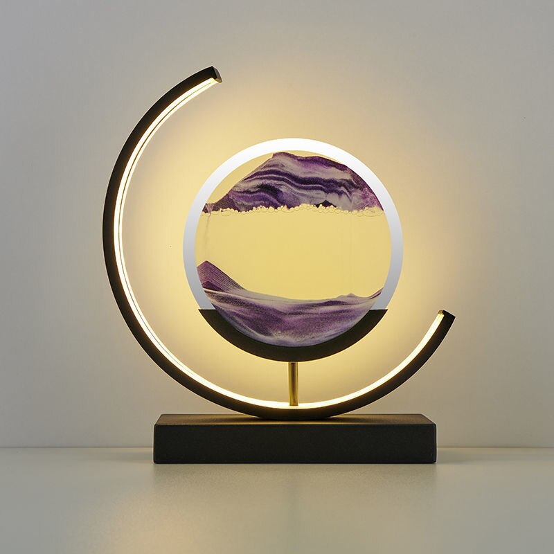3D Sandmalerei Tischlampe LED Lampe Zuhause Büro