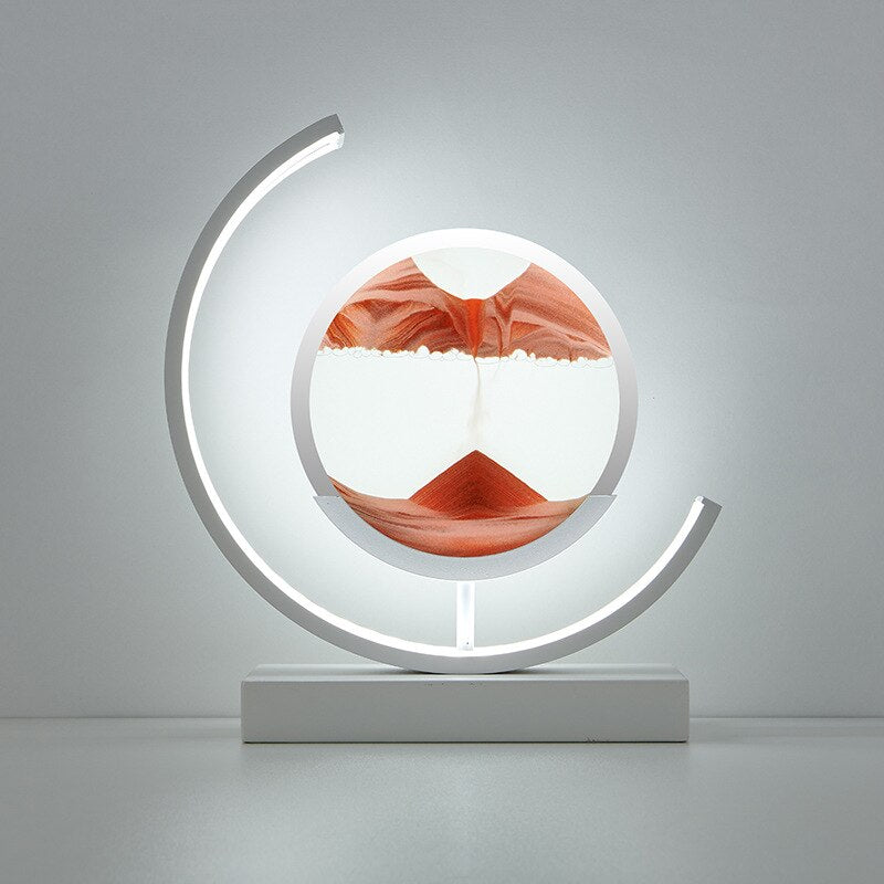 Variant image for Treibsand Tischlampe mit 3D Sandmalerei – Entspannende LED Lampe für Zuhause und Büro-9