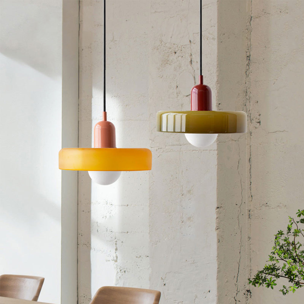 Handgefertigte Deckenleuchte NordicGlass – Skandinavische Deckenlampe für Wohnzimmer und Schlafzimmer