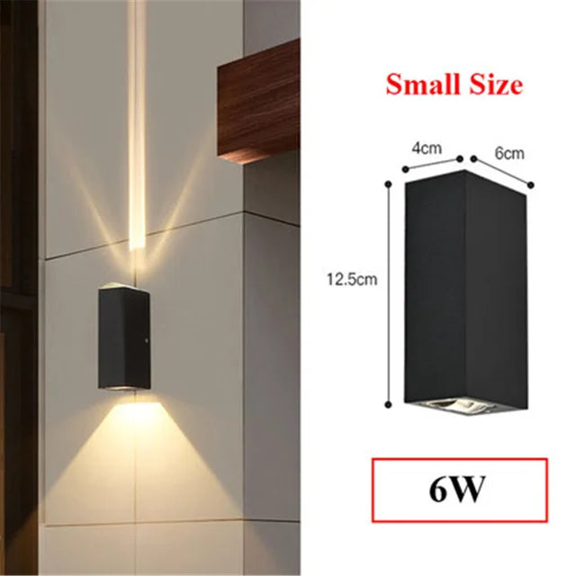 Variant image for Wasserdichte LED Außenlampe Spotlampe für Garten und Terrasse – Aluminium, IP54, 6W/10W/20W-28