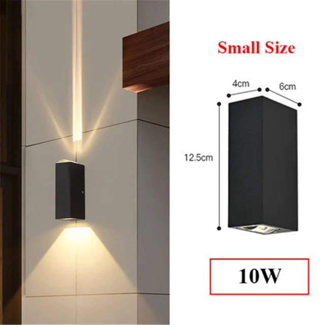 Variant image for Wasserdichte LED Außenlampe Spotlampe für Garten und Terrasse – Aluminium, IP54, 6W/10W/20W-29