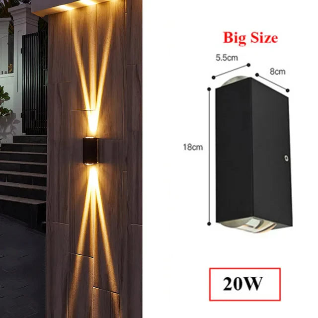Variant image for Wasserdichte LED Außenlampe Spotlampe für Garten und Terrasse – Aluminium, IP54, 6W/10W/20W-43