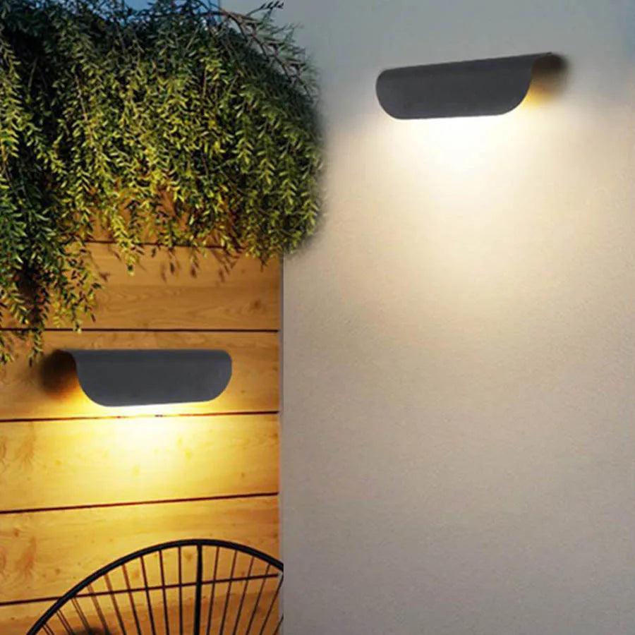 LumiCast – Aluminium LED Außenwandleuchte Wasserdicht für Terrasse & Garten