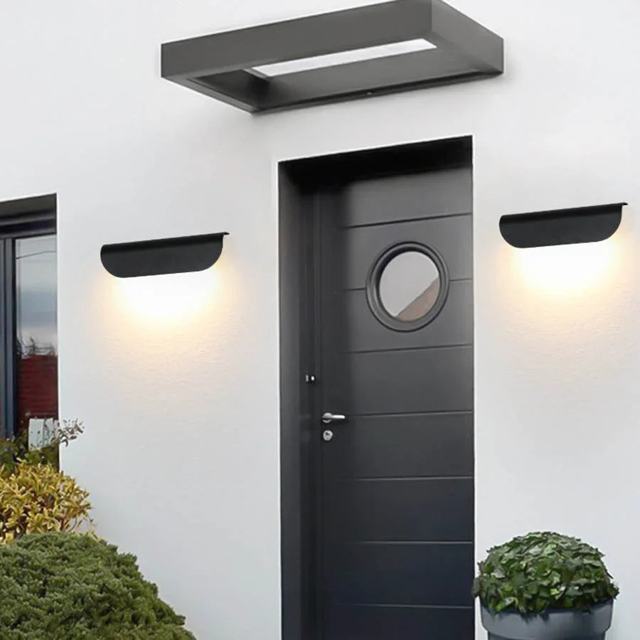 LumiCast – Aluminium LED Außenwandleuchte Wasserdicht für Terrasse & Garten