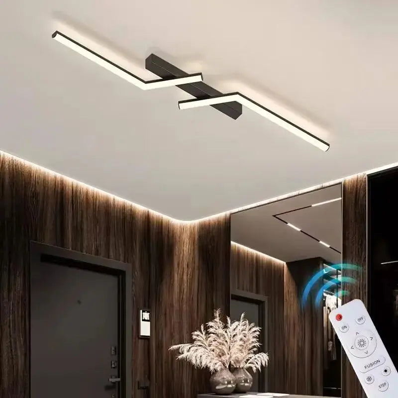 Moderne LED Deckenleuchte für Wohnzimmer – Energieeffiziente Deckenlampe mit minimalistischem Design