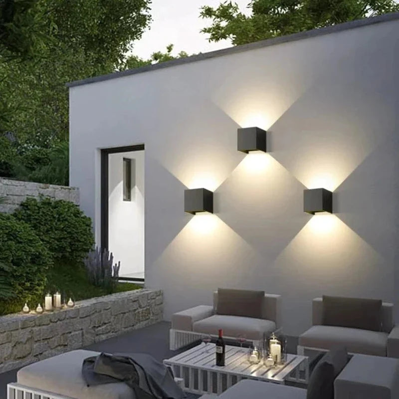 AlumaRay – Moderne LED Außenwandleuchte aus Aluminium Wetterfest