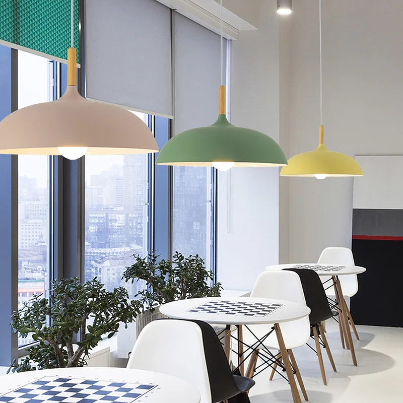 LED Deckenleuchte aus Eiche – Skandinavisches Design für Wohnzimmer und Flur