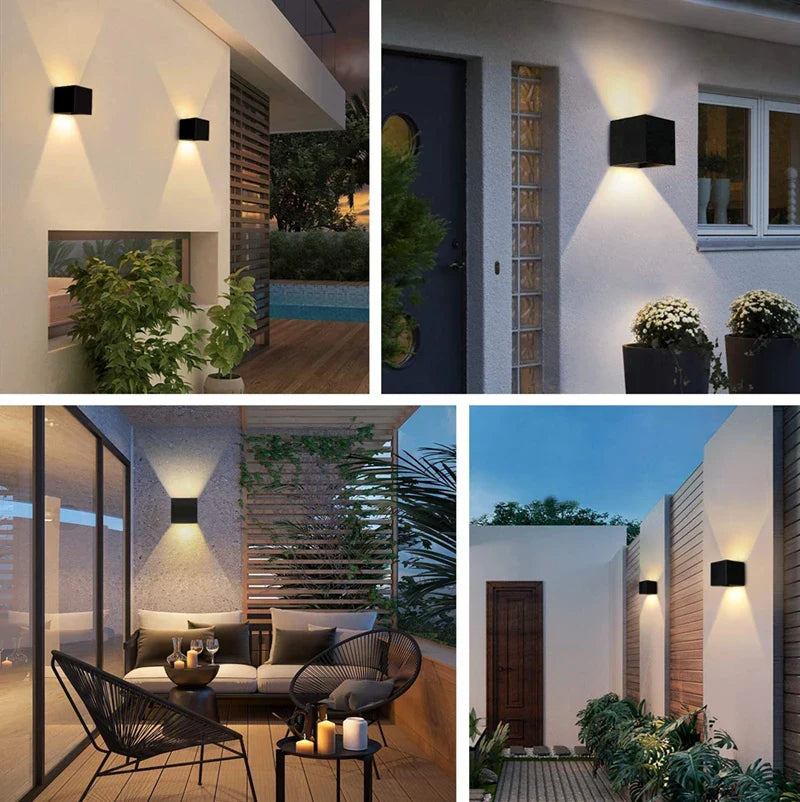 StormLux – Wasserdichte LED Wandleuchte Außen aus Robustem Aluminium