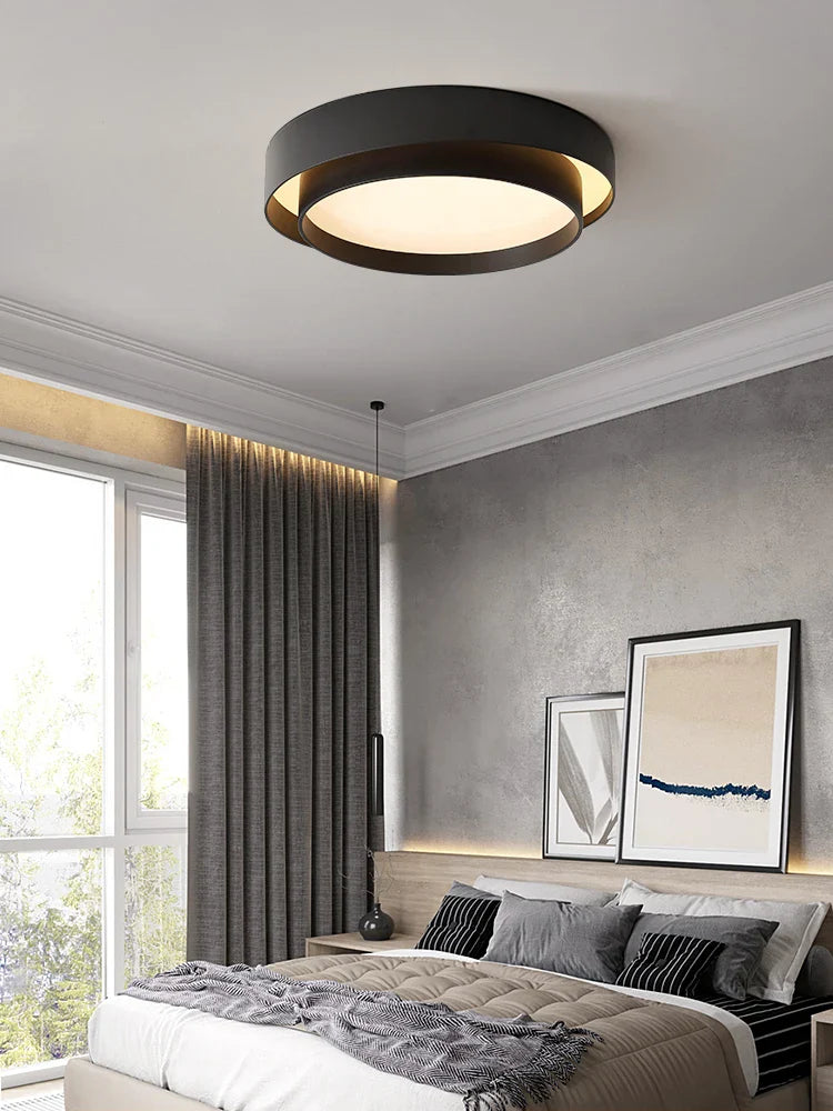 Minimalistische LED-Deckenlampe für Wohnzimmer – Energieeffiziente Beleuchtung, 40 cm